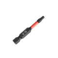 Impact Screwdriver Bits, Torx T15, 1/4" Shank, 2" Length, 15 pcs