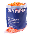 Disposable Earplugs, Soft Foam, Bullet Shape, Cordless, 500 pairs