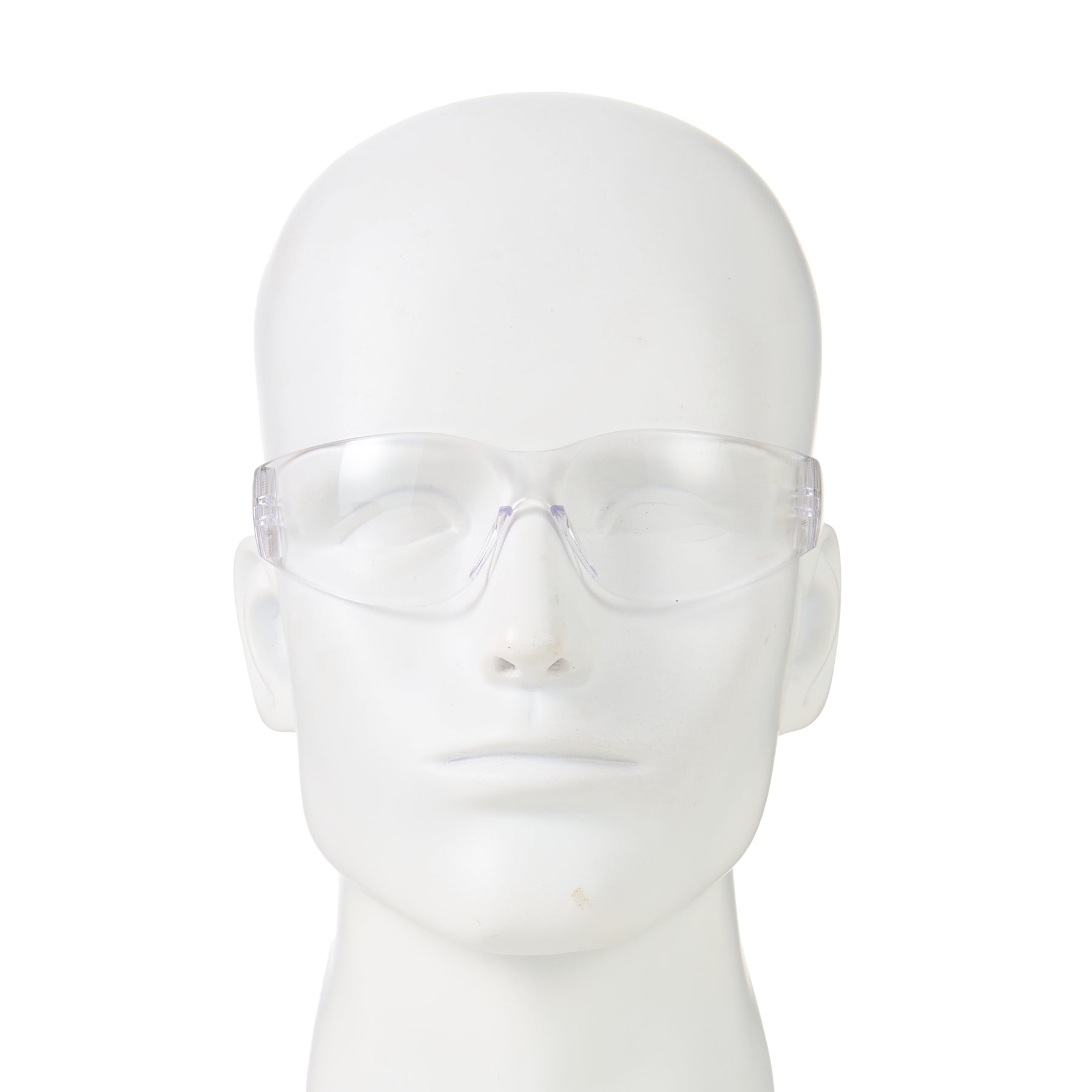 Frameless Safety Glasses, Anti-Scratch, Clear, 12 pairs