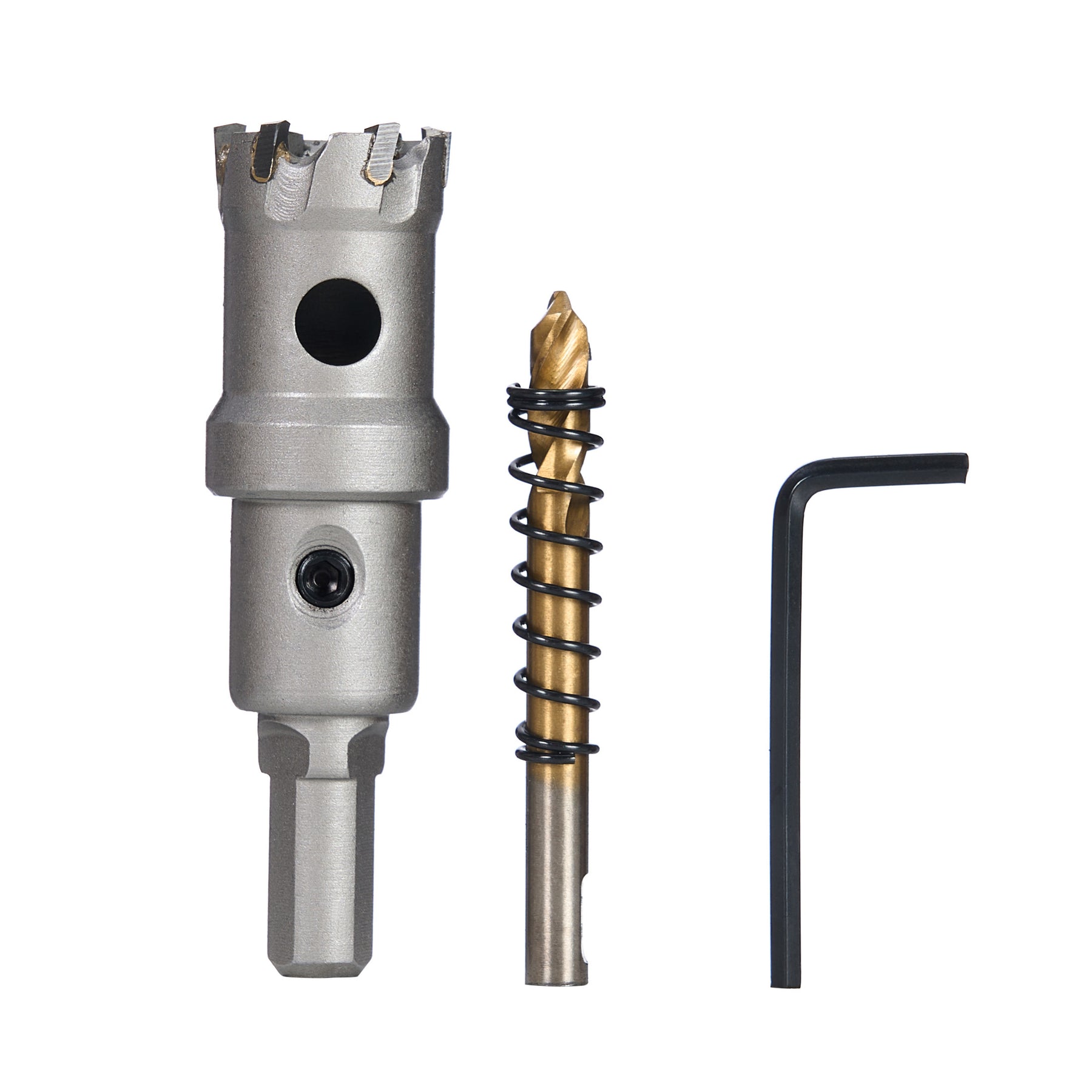 7/8" Carbide Hole Saw, 3/8" 3-Flat Shank, 1 pc