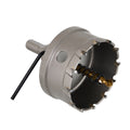 2-1/2" Carbide Hole Saw, 3/8" 3-Flat Shank, 1 pc