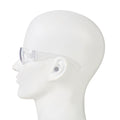 Frameless Safety Glasses, Anti-Scratch, Clear, Dispenser Box, 24 pairs