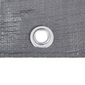 Heavy Duty Polyethylene Tarp, 6×8 ft, Silver-Black, 10.5-mil Thick