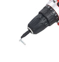 Impact Screwdriver Bits, Slotted SL8, 1/4" Shank, 2" Length, 15 pcs