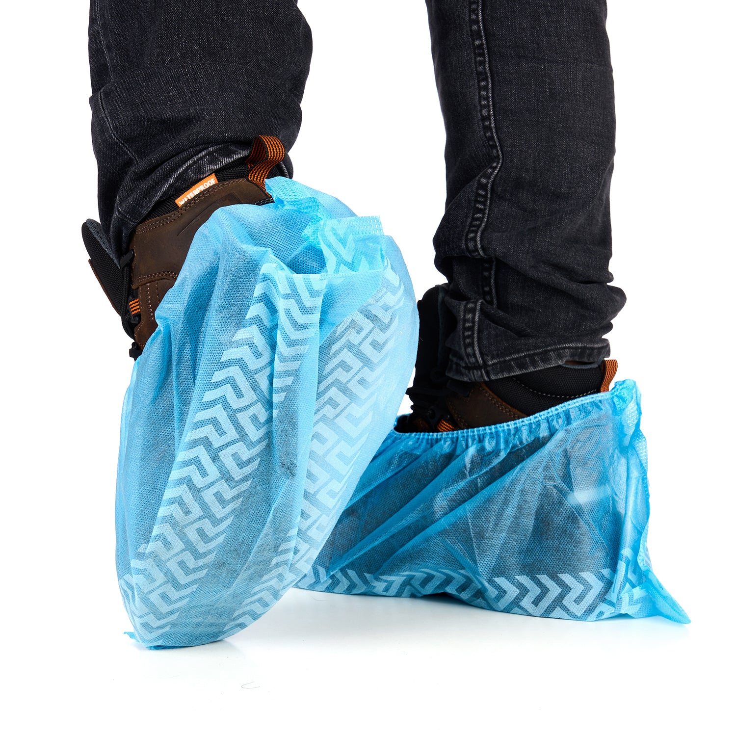 Slip-Resistant Boot & Shoe Covers, Blue, 100 count