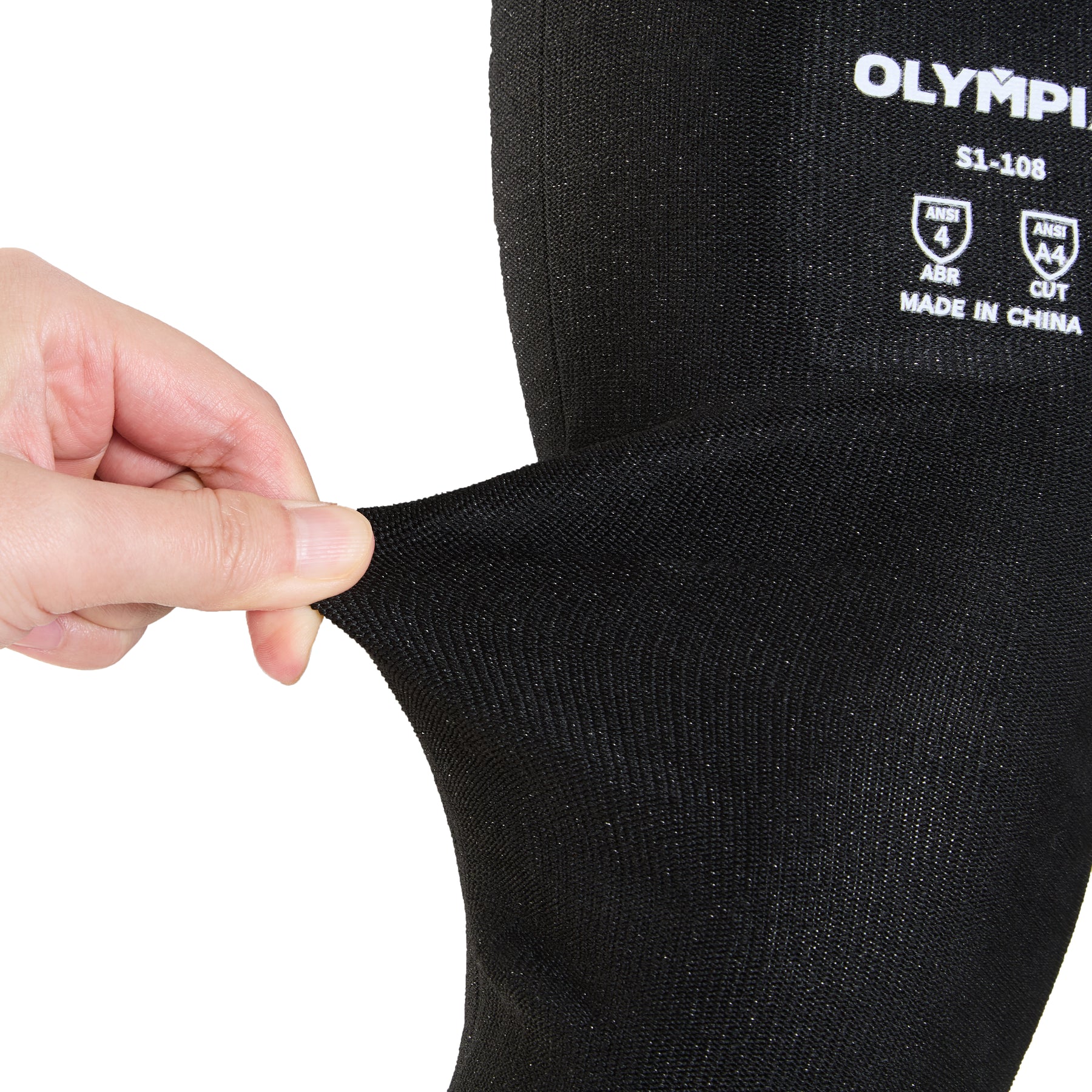 Cut-Resistant Sleeves w/o Thumbhole, Cut Level A4, 1 Pair