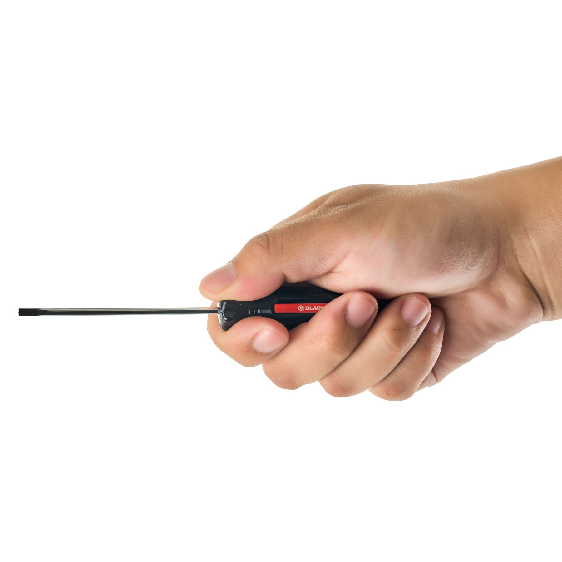 Slotted Screwdriver, 1/8-inch Tip, 3-inch Shank, Hard Handle