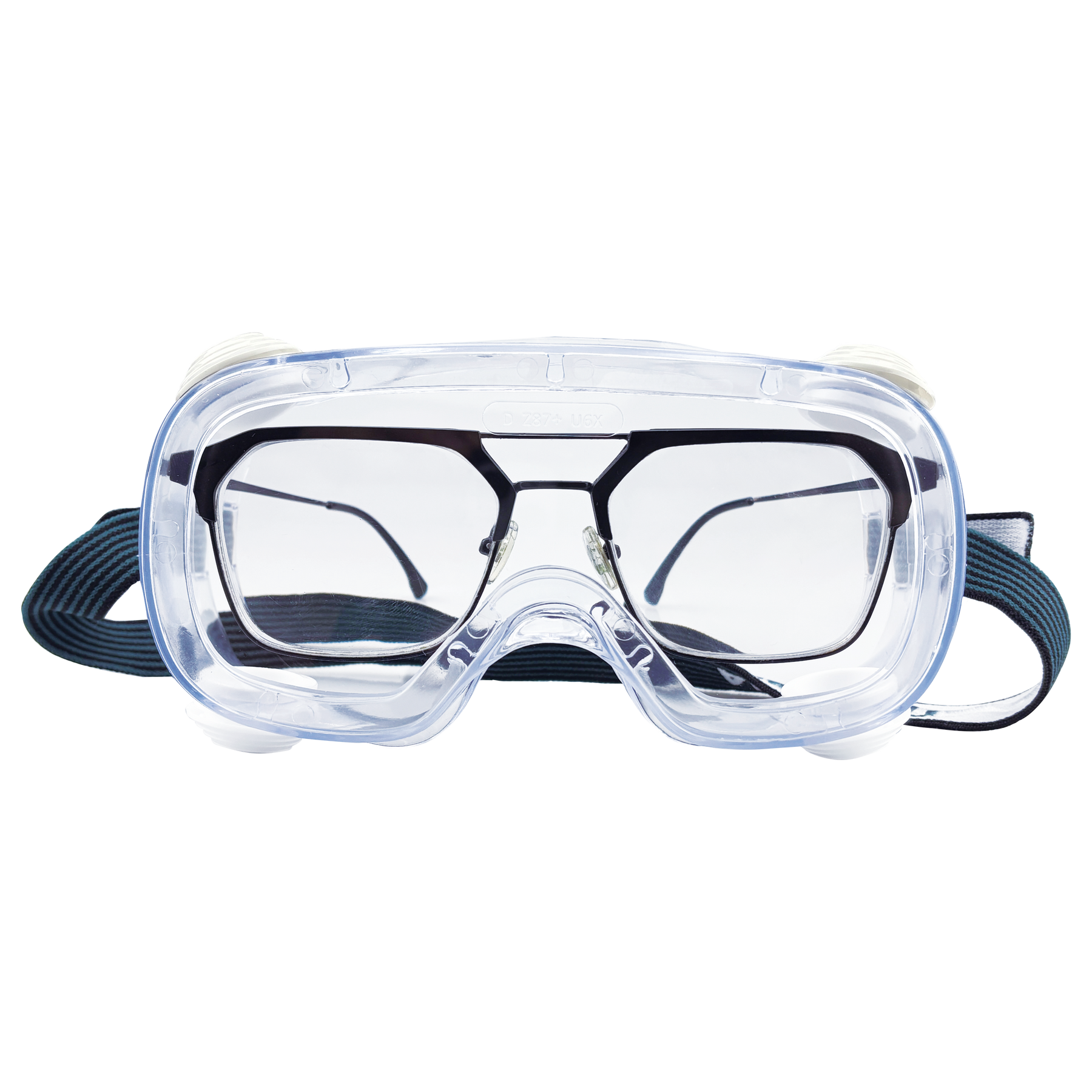 OTG Safety Goggles, Anti-Scratch, Anti-Fog, Clear Lens, 1 pair