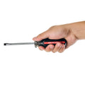 Slotted Screwdriver, 1/4-inch Tip, 4-inch Shank, Hard Handle