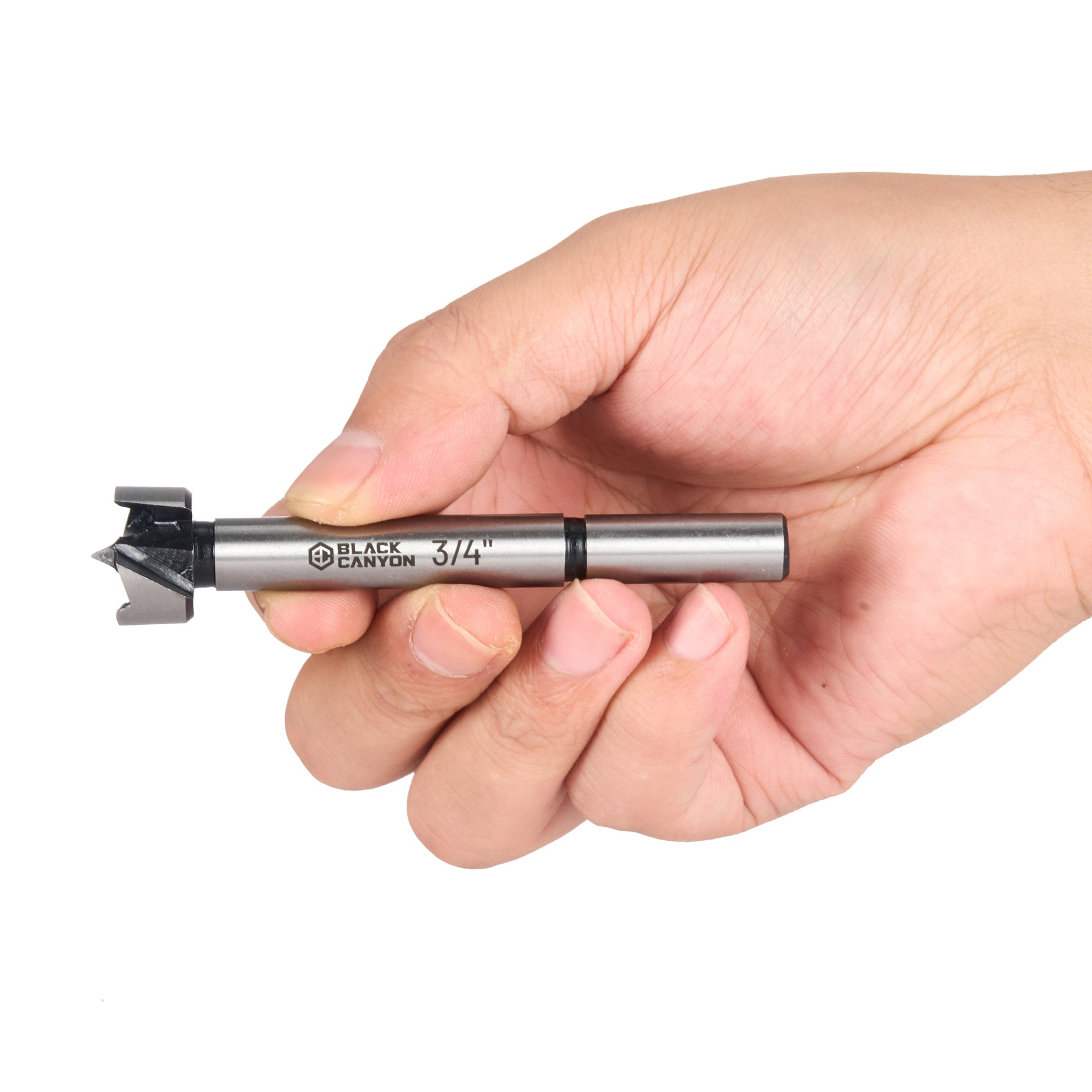 3/4" Forstner Bit, 3/8" Straight Shank, 1 pc