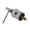 1-7/32" Carbide Hole Saw, 3/8" 3-Flat Shank, 1 pc