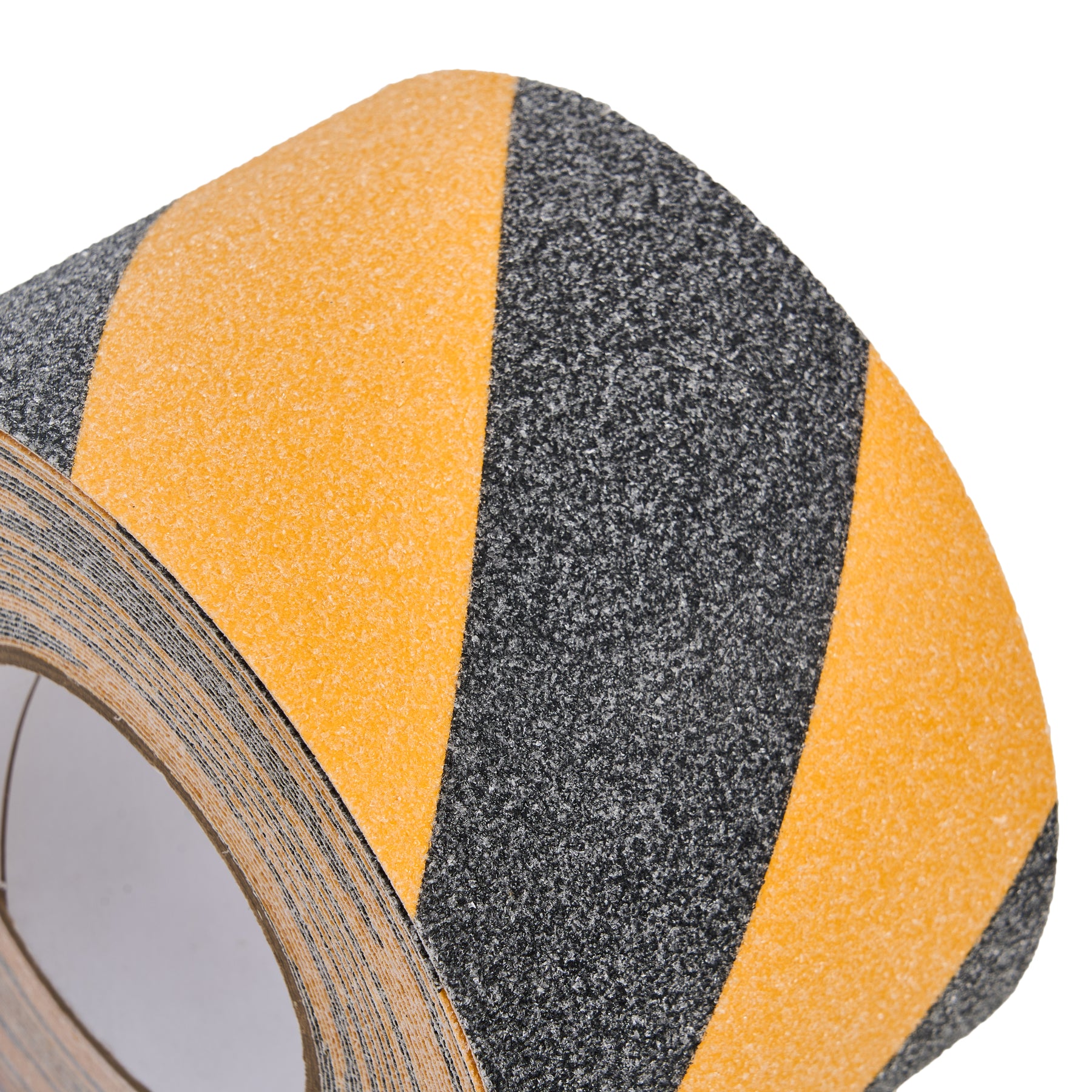 Anti-Slip Tape, Coarse, 4" Width, 60 Grit, 25 mil, Black/Yellow Stripe