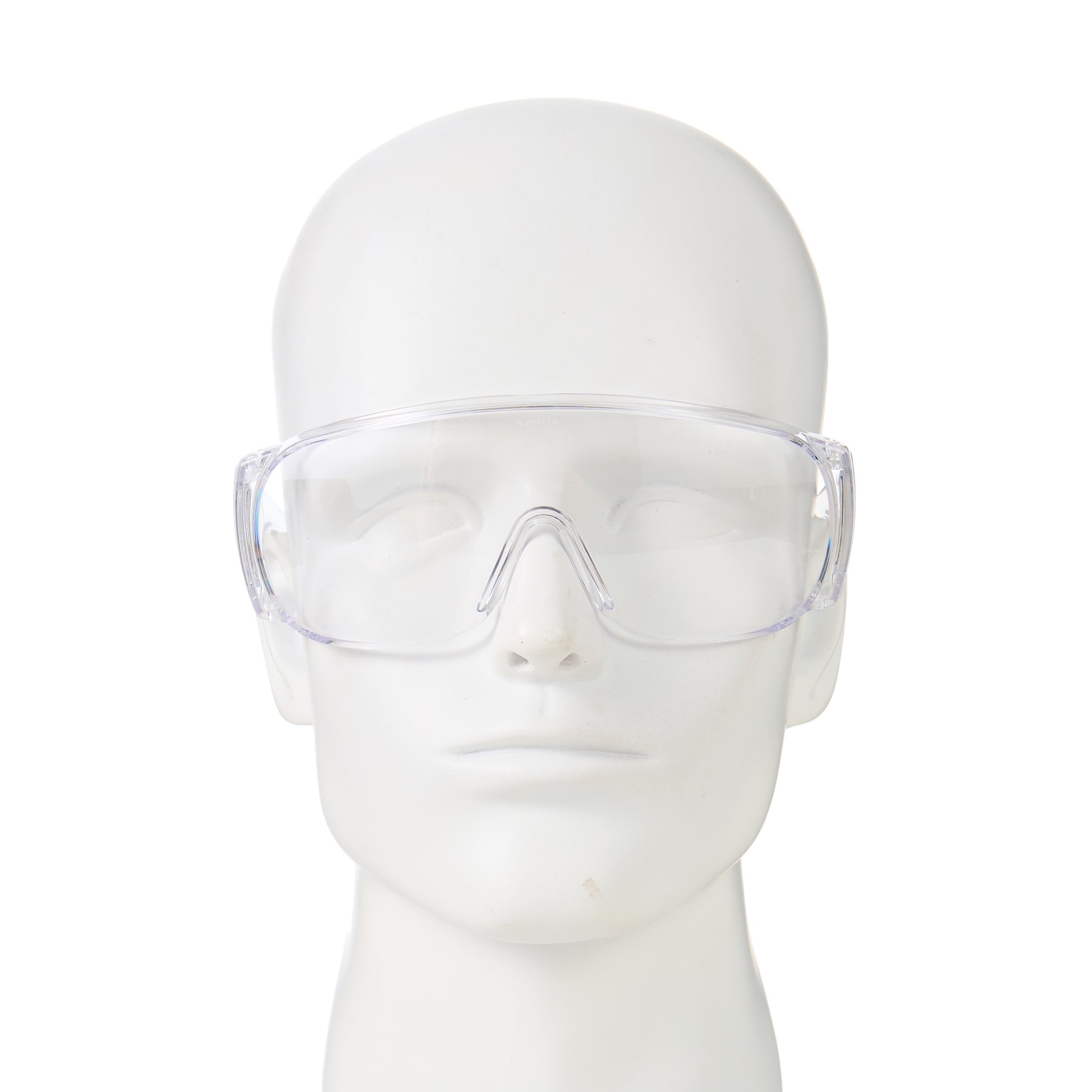 OTG Safety Glasses, Frameless, Clear, 12 pairs