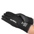 Cut-Resistant Gloves, M/8, Sandy, Black, Cut Level A4, 12 Pairs