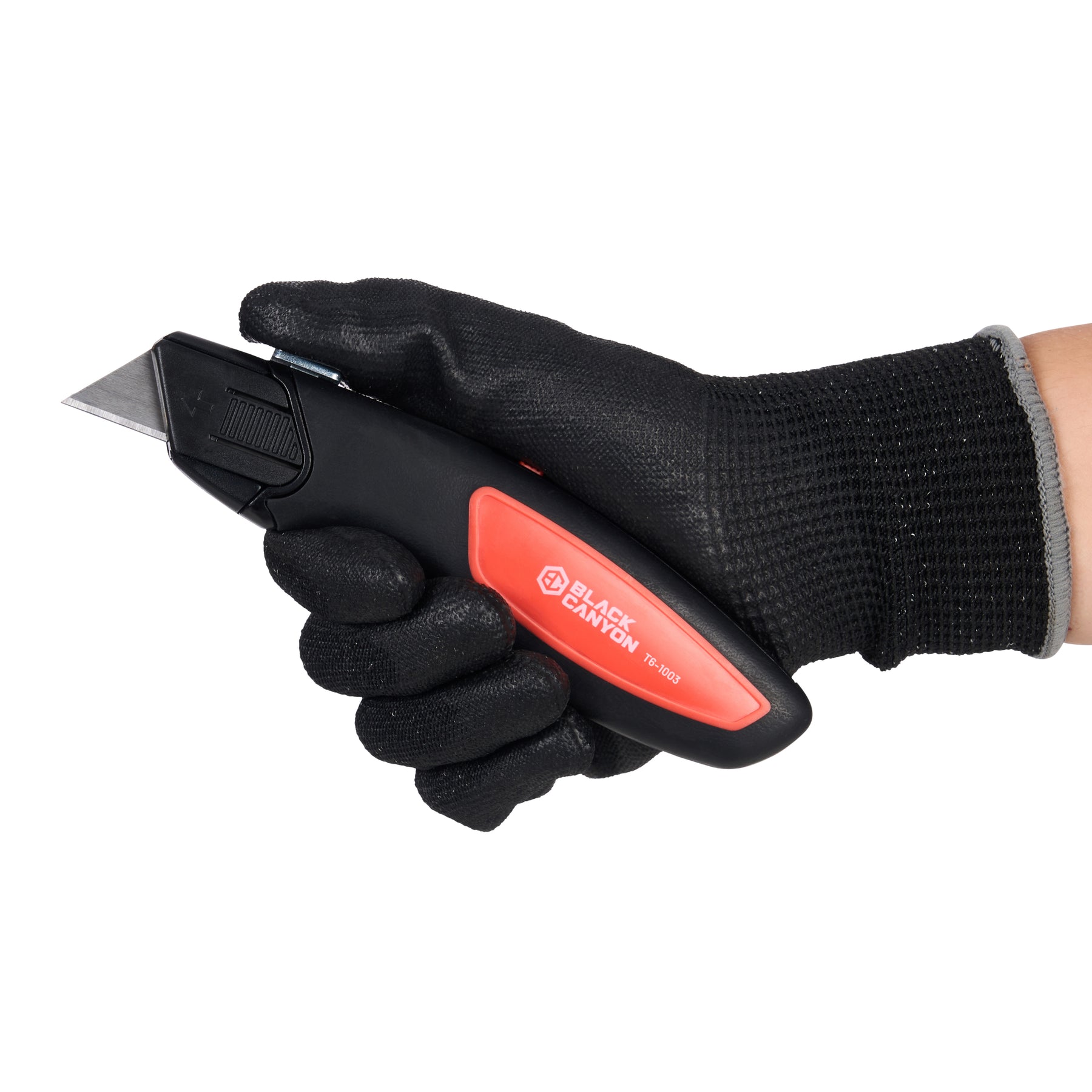 Utility Knife, Auto-Retractable Blade, Comfort Grip