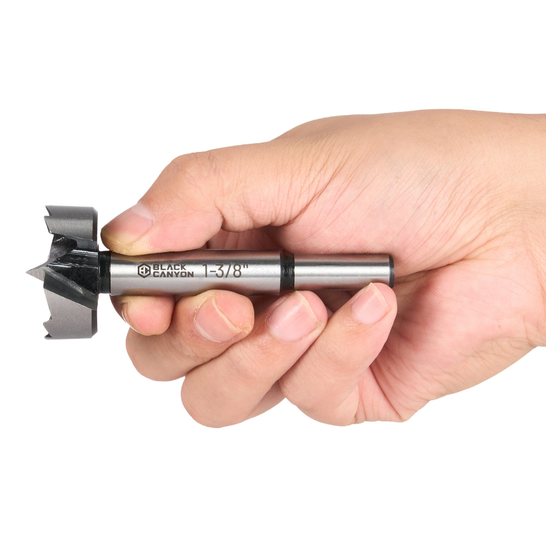 1-3/8" Forstner Bit, 3/8" Straight Shank, 1 pc