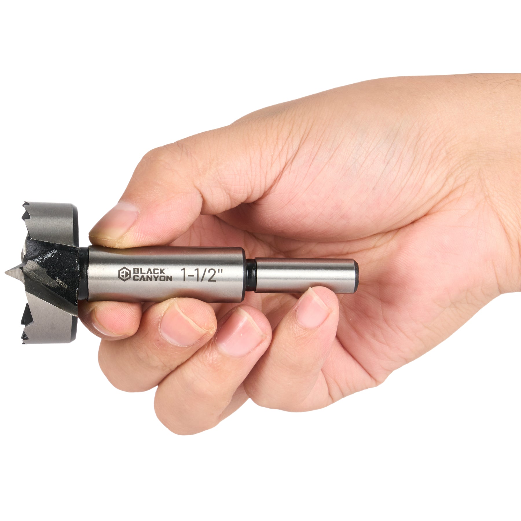 1-1/2" Forstner Bit, 3/8" Straight Shank, 1 pc