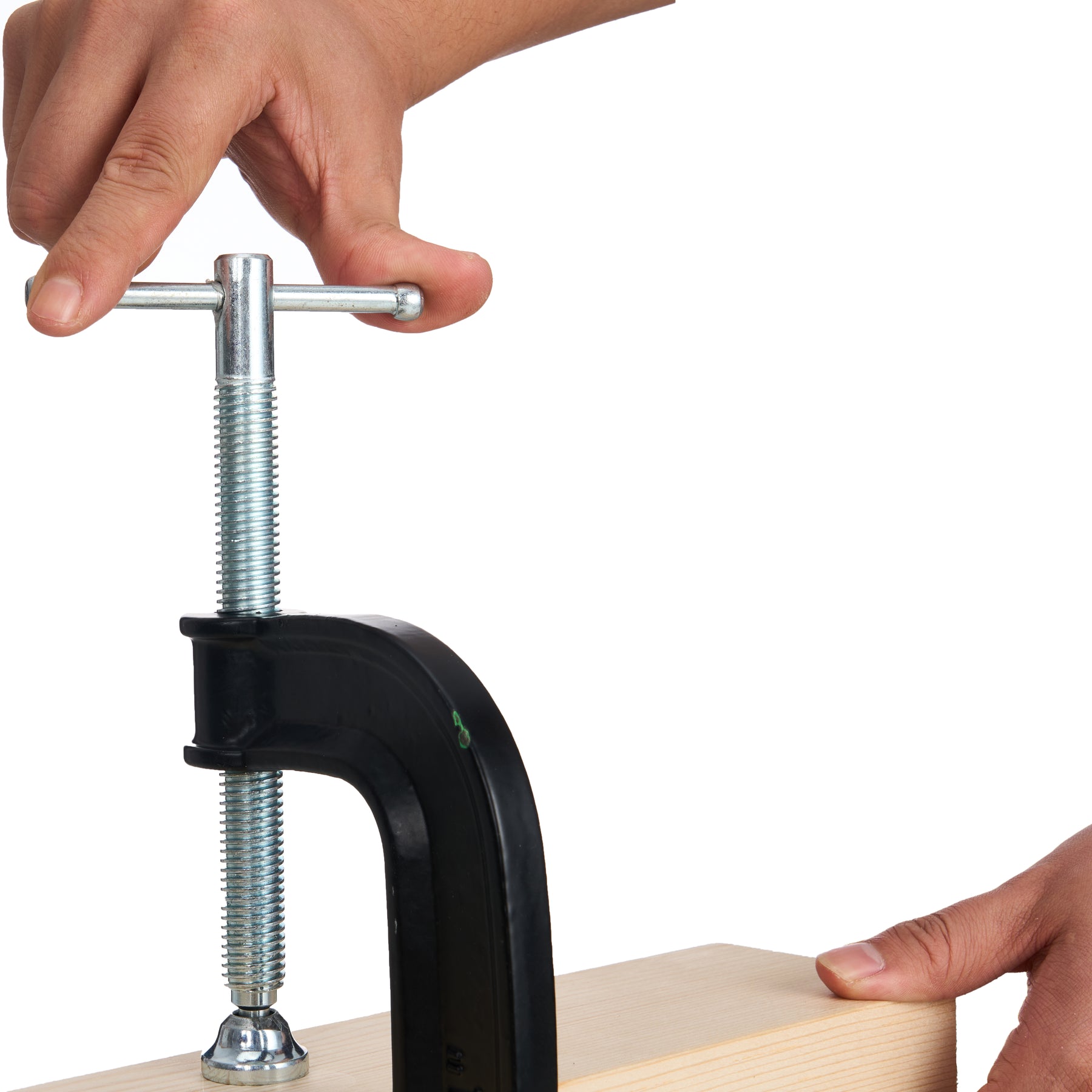 C Clamp, 4" Max Opening, 1600lb Clamping Force