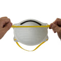 N95 Respirator without Exhalation Valve, Disposable, White, 20 count