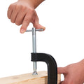 C Clamp, 3" Max Opening, 1400lb Clamping Force
