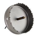 4-1/2" Carbide Hole Saw, 15/32" 3-Flat Shank, 1 pc