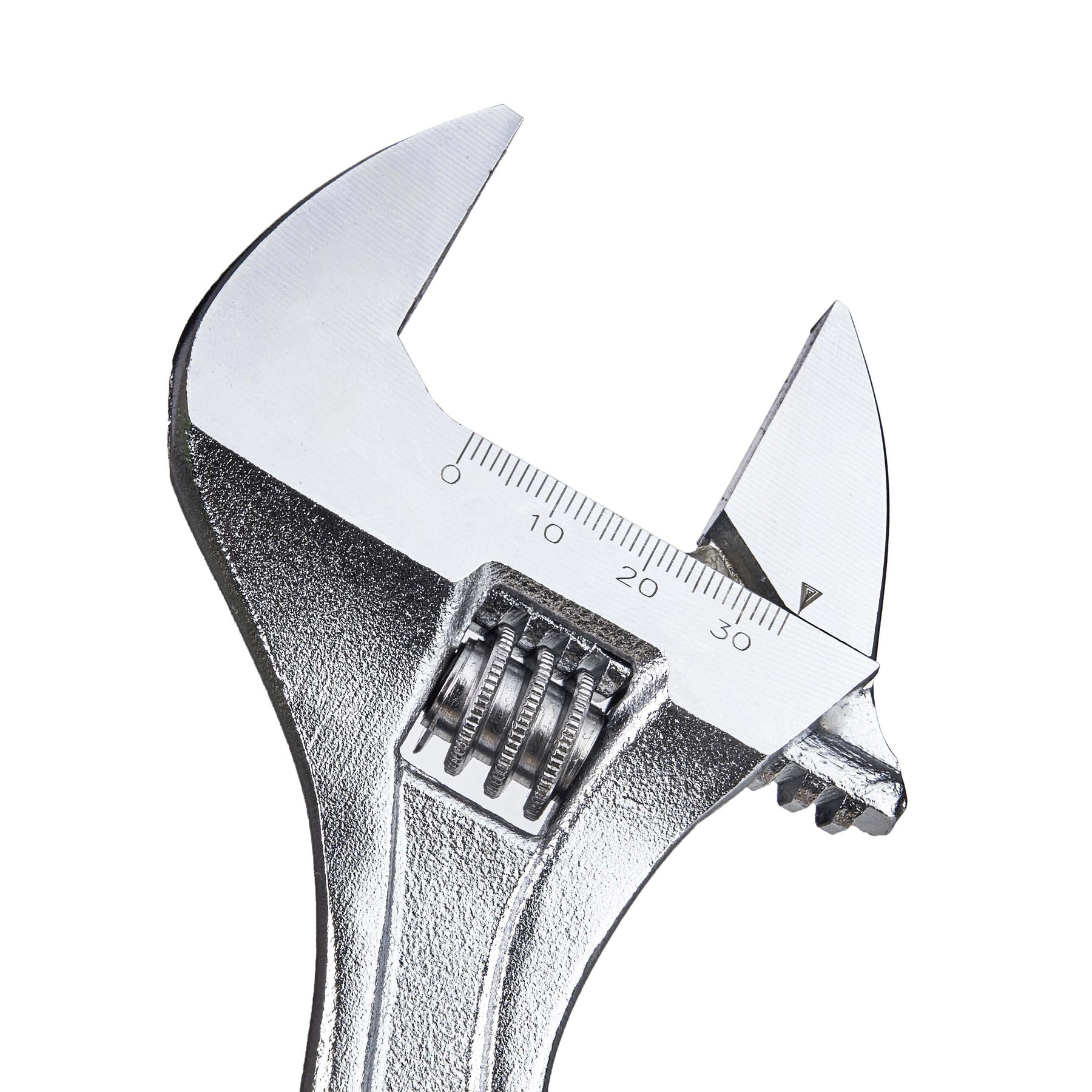 Adjustable Wrench, 10" Length, 1-3/8" Jaw Capacity