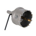 2" Carbide Hole Saw, 3/8" 3-Flat Shank, 1 pc
