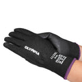 Cut-Resistant Gloves, XXL/11, Sandy, Black, Cut Level A4, 12 Pairs
