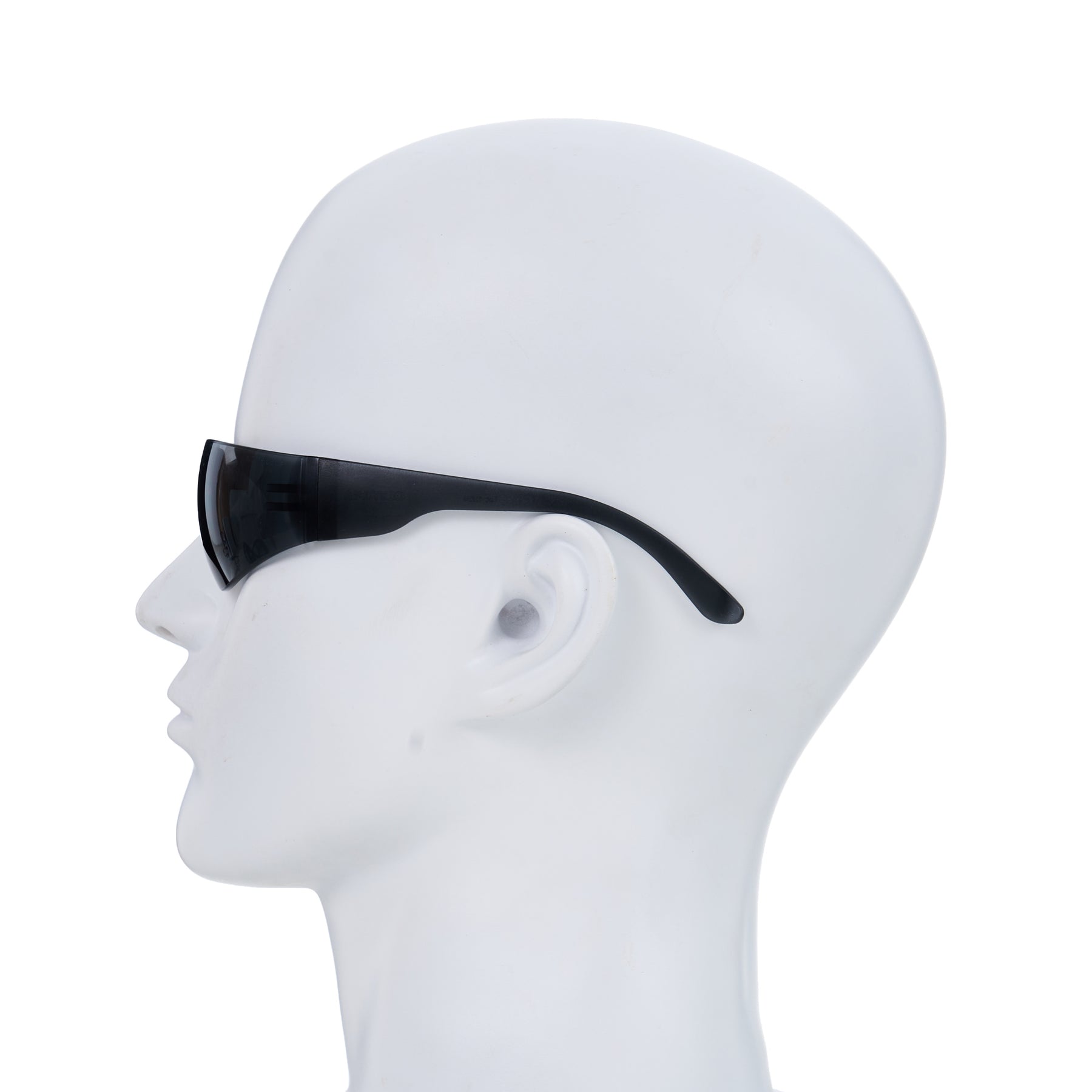 Frameless Safety Glasses, Anti-Scratch, Smoke, 12 pairs