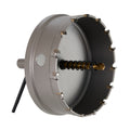3-1/2" Carbide Hole Saw, 3/8" 3-Flat Shank, 1 pc