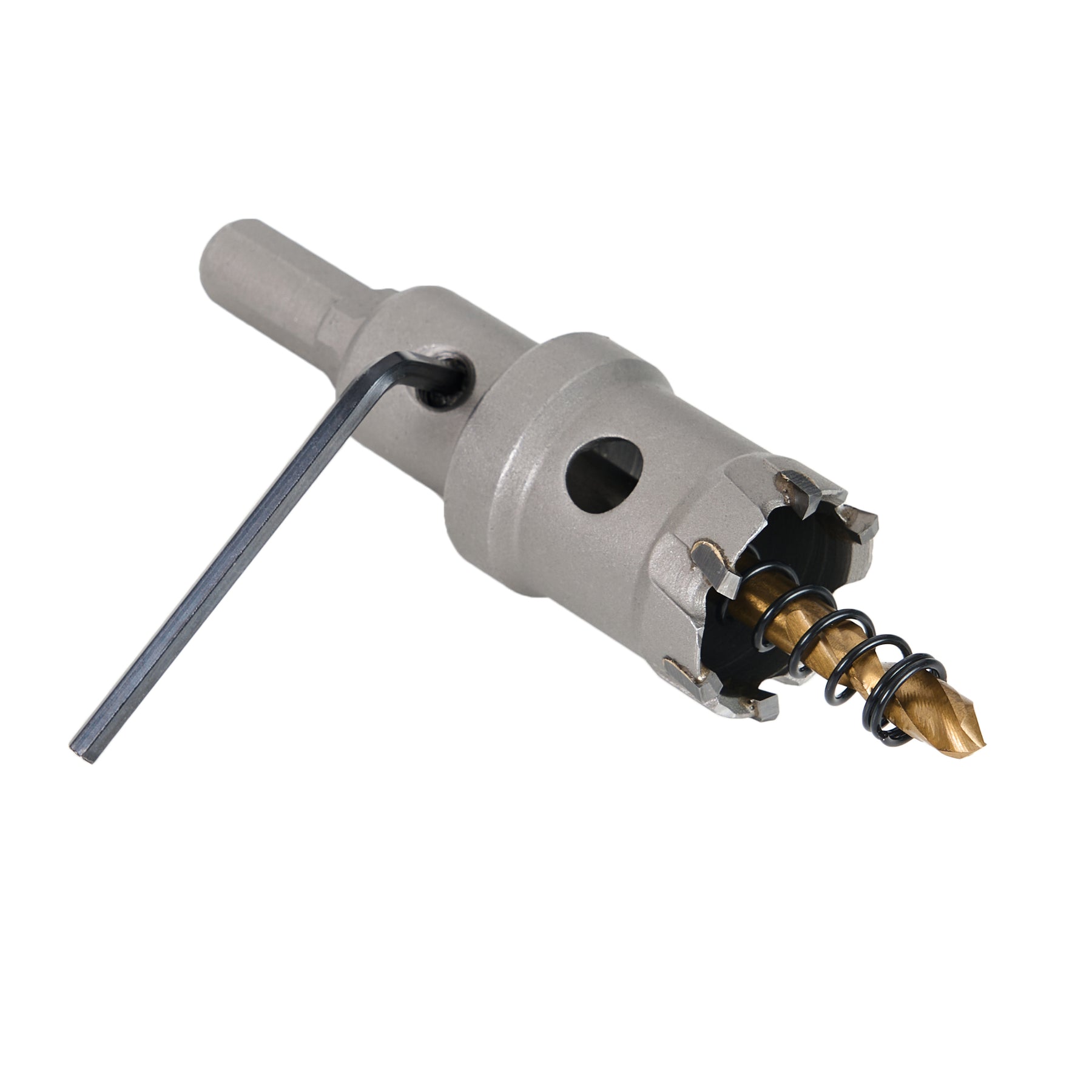 1" Carbide Hole Saw, 3/8" 3-Flat Shank, 1 pc