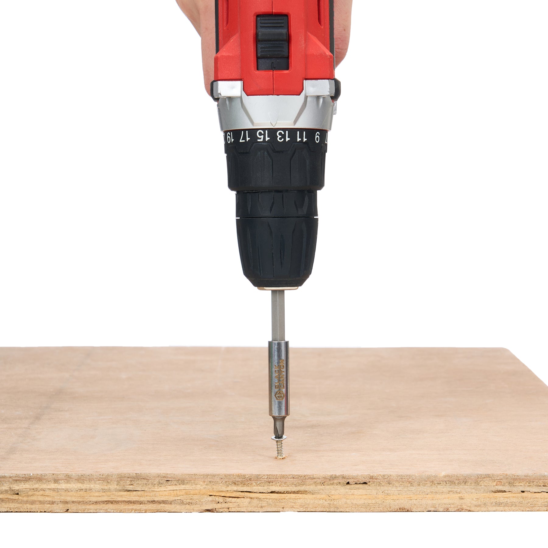 Magnetic Bit Holder, 1/4 in Shank, 3 in Overall Length, 1 pc