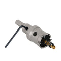 1-1/8" Carbide Hole Saw, 3/8" 3-Flat Shank, 1 pc