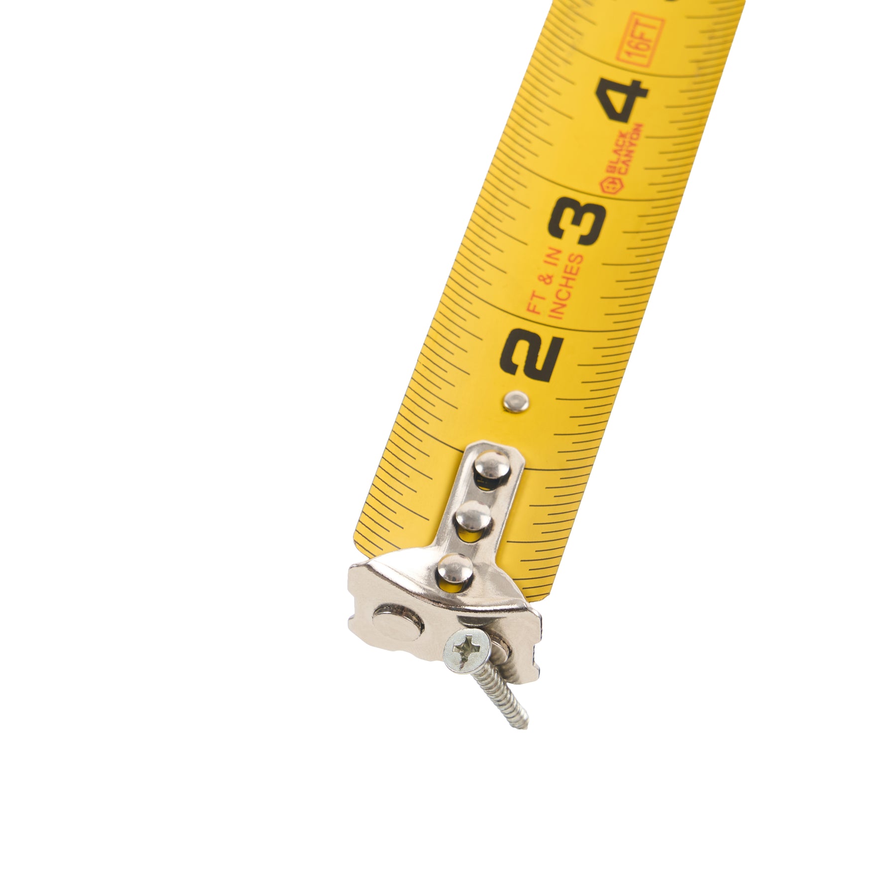 16 ft Tape measure w/ Magnetic Hook, Rubberized Case