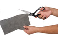 Stainless Steel Scissors, Ambidextrous, Black