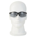 Safety Glasses, Anti-Scratch/Anti-Fog, Half-Frame, Black, 1 Pair