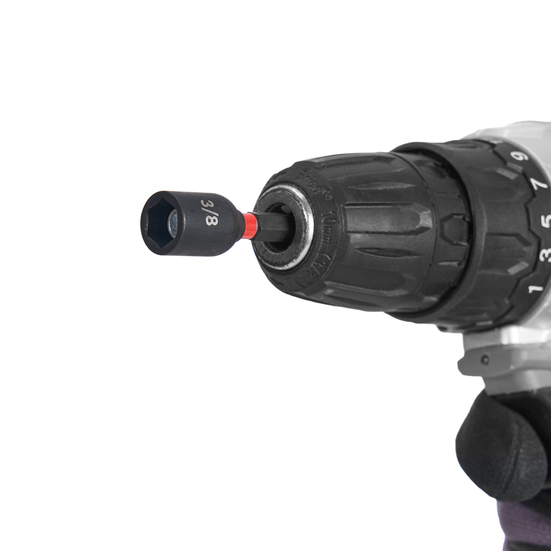 3/8 in Impact Nut Driver, 1/4 in Shank, 1-7/8 in Length, 1 pc