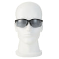 Safety Glasses, Anti-Scratch/Anti-Fog, Half-Frame, Black, 1 Pair
