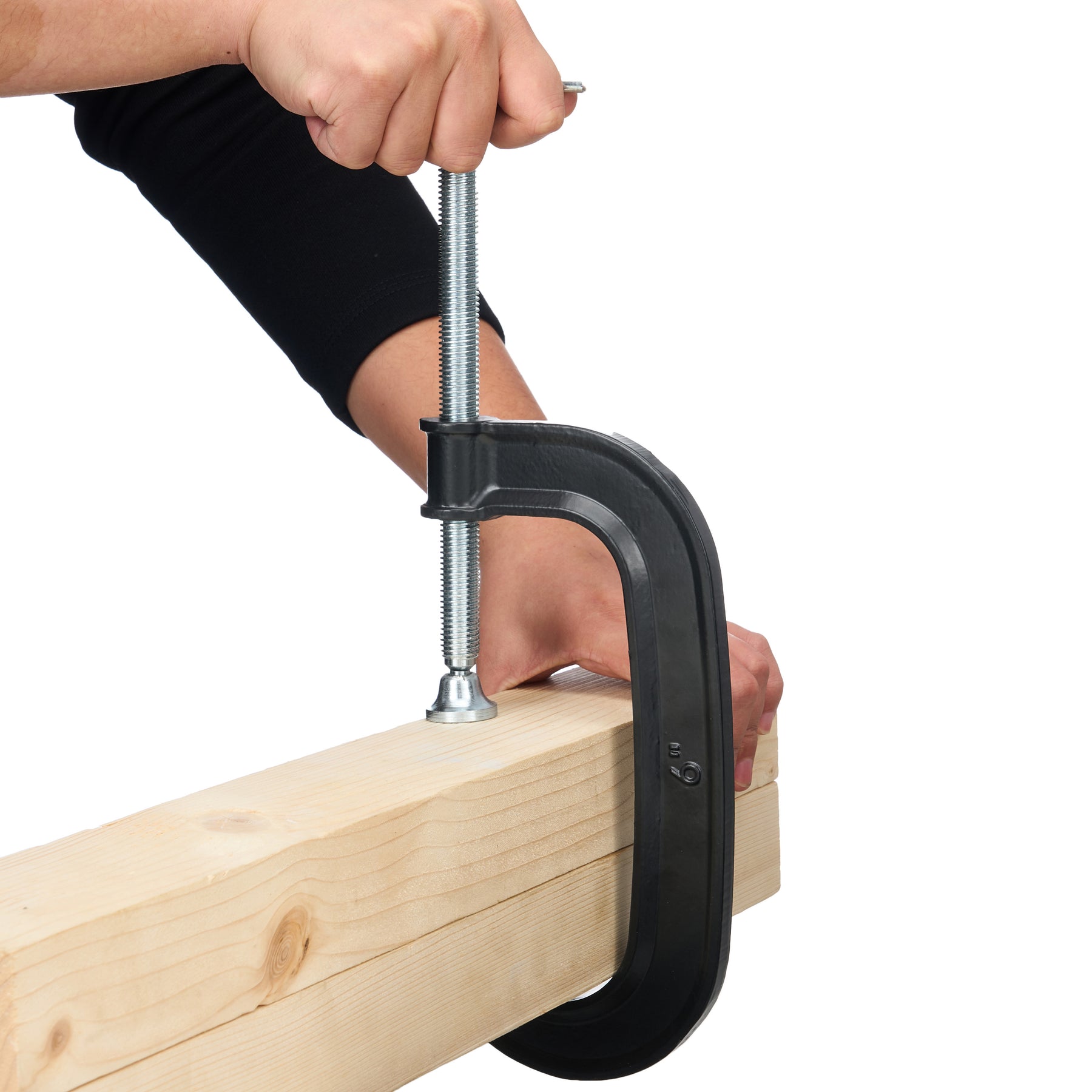 C Clamp, 6" Max Opening, 2000lb Clamping Force