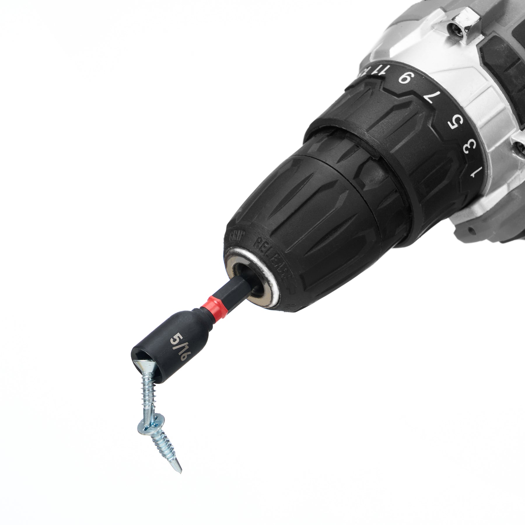 5/16 in Impact Nut Driver, 1/4 in Shank, 1-7/8 in Length, 1 pc