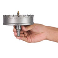 4-1/2" Carbide Hole Saw, 15/32" 3-Flat Shank, 1 pc