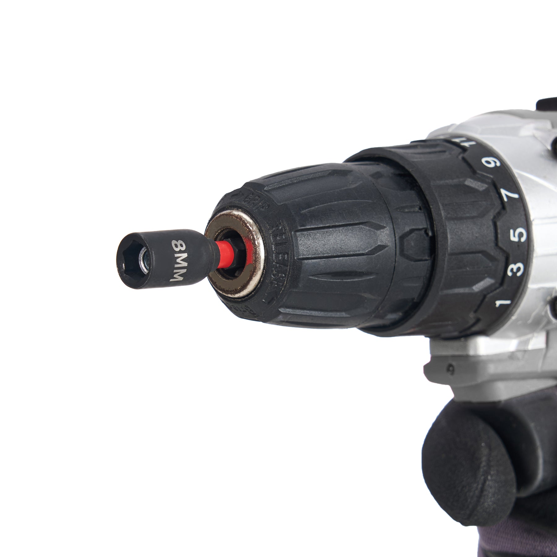 8 mm Impact Nut Driver, 1/4 in Shank, 1-7/8 in Length, 1 pc