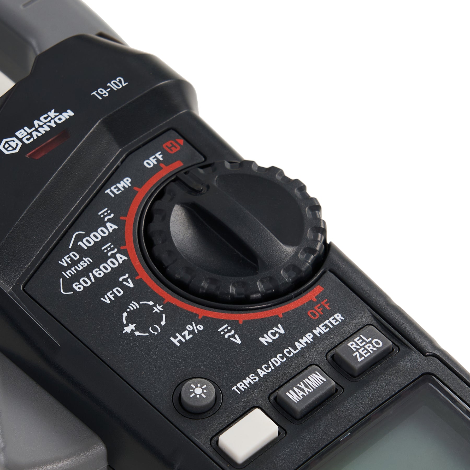 Digital Clamp Meter w/ LCD Display, 1000A, CAT III, Clamp Jaw