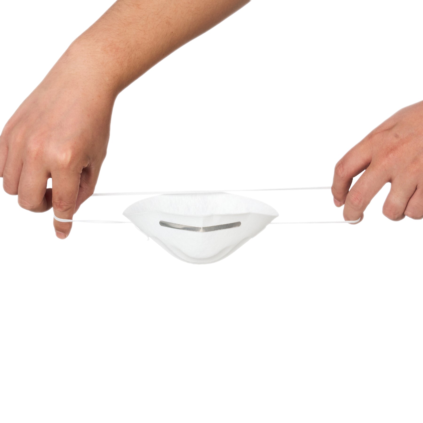 Disposable Nuisance Dust Mask, Single Use, White, 50 count