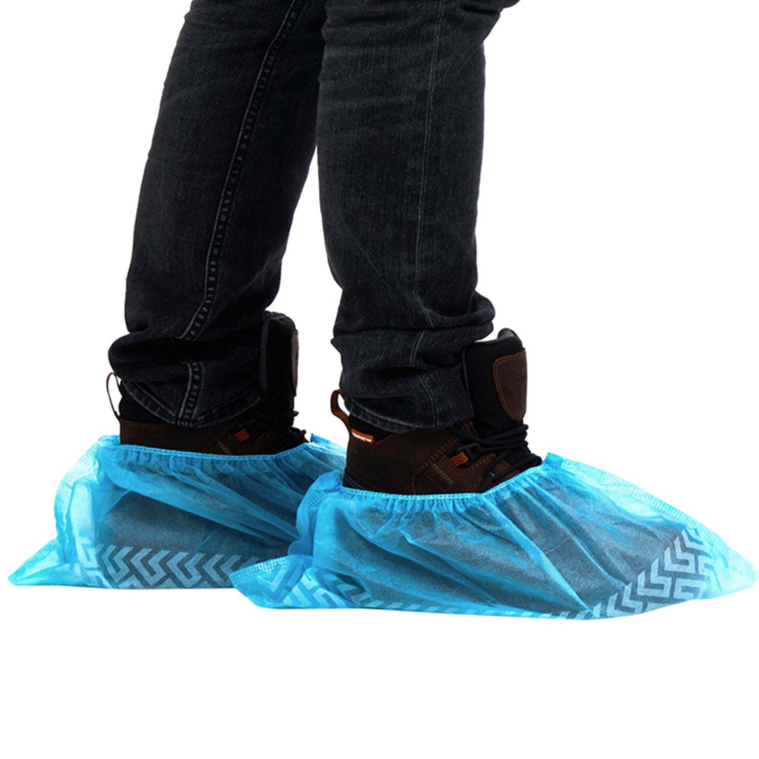 Slip-Resistant Boot & Shoe Covers, Blue, 100 count