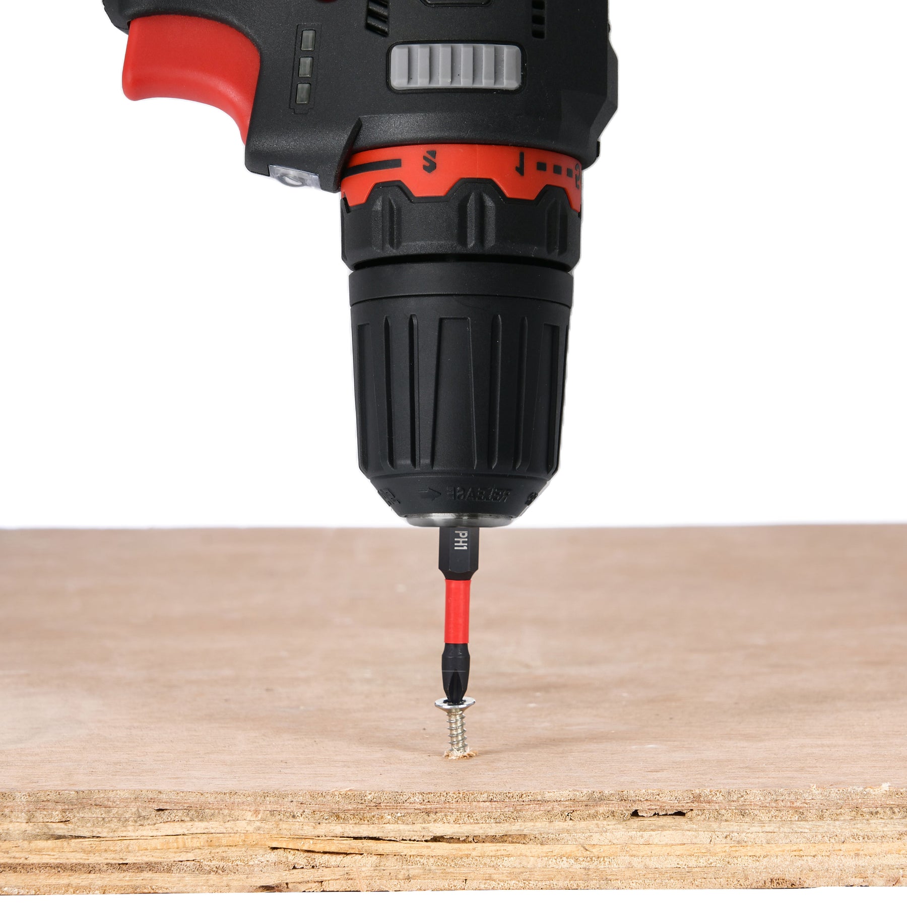 Impact Screwdriver Bits, Phillips PH1, 1/4" Shank, 2" Length, 15 pcs