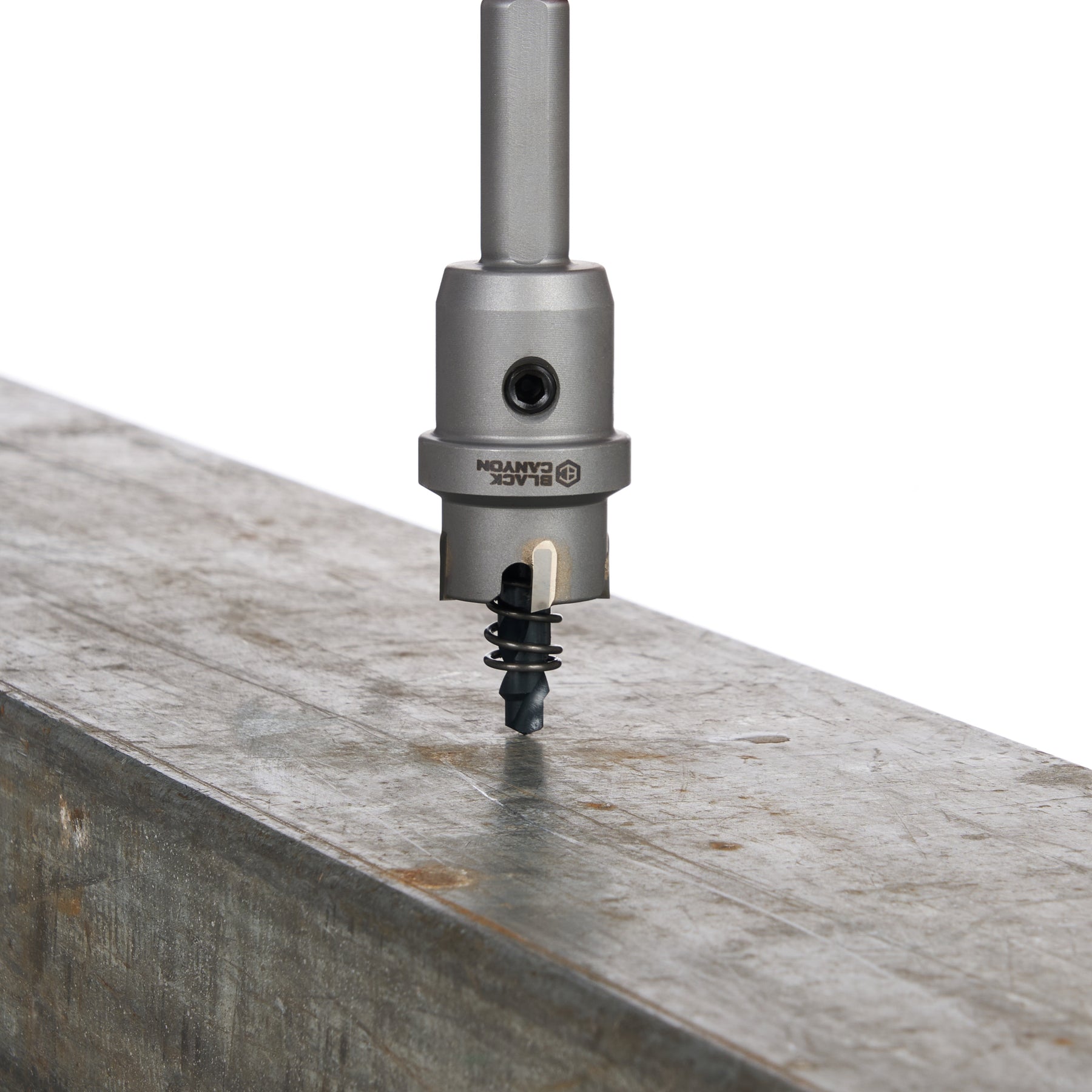 3/4 in Carbide Hole Cutter, 3/8 in 3-Flat Shank, 1 pc