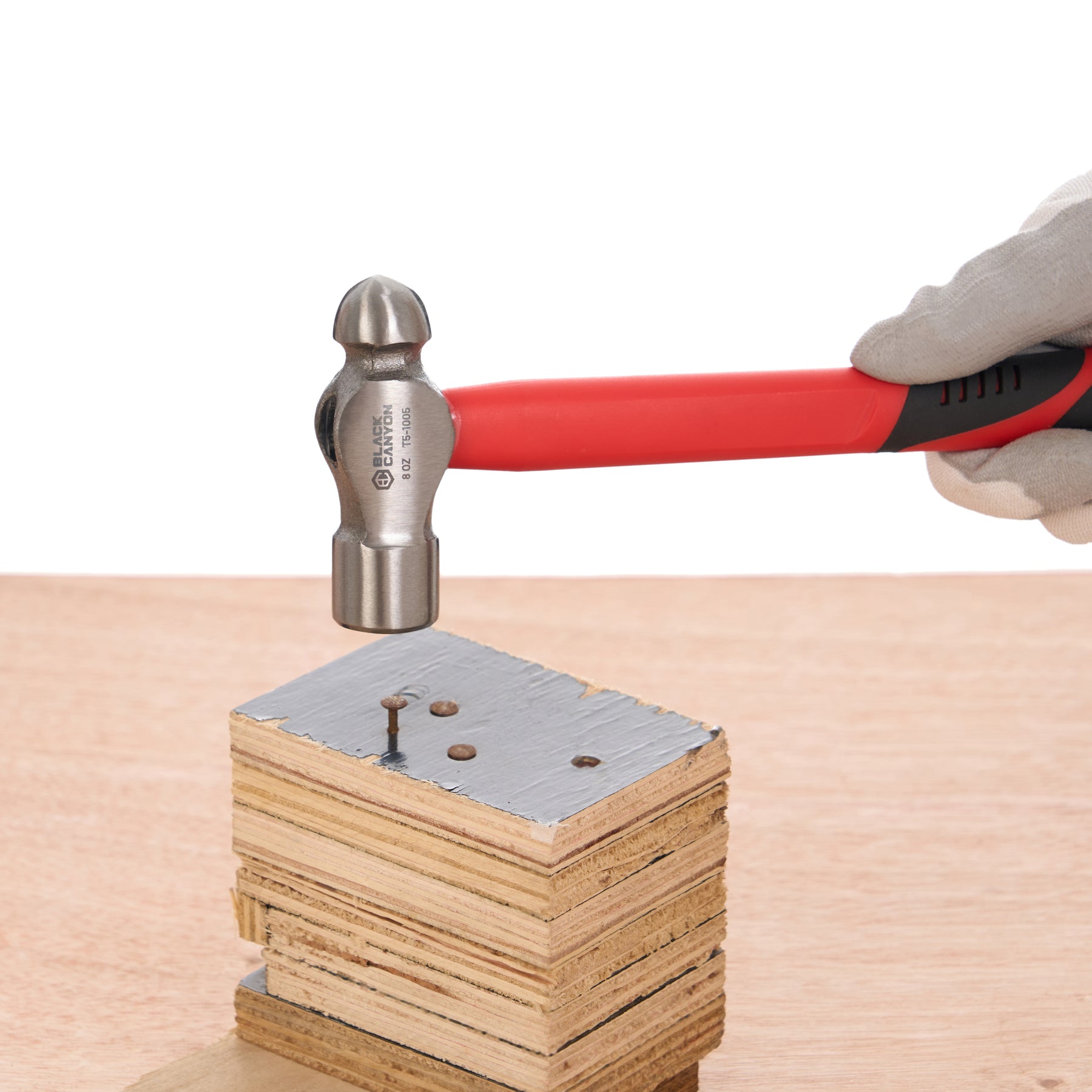 Ball-Peen Hammer, Dual-Head, 8oz