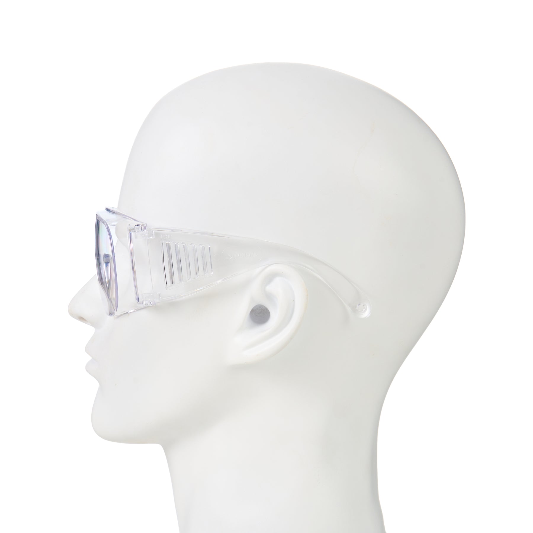 OTG Safety Glasses, Frameless, Clear, 12 pairs