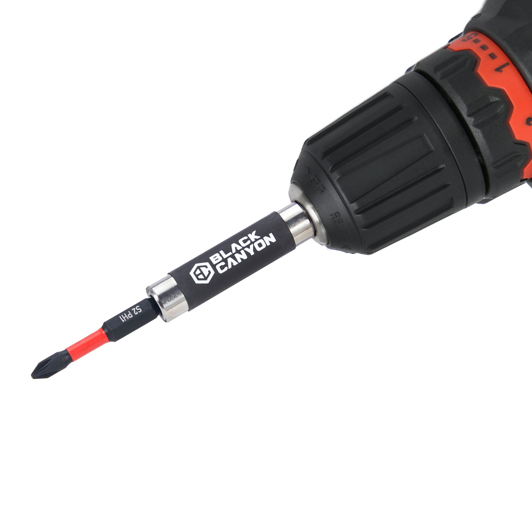 Impact Screwdriver Bits, Phillips PH1, 1/4" Shank, 2" Length, 15 pcs